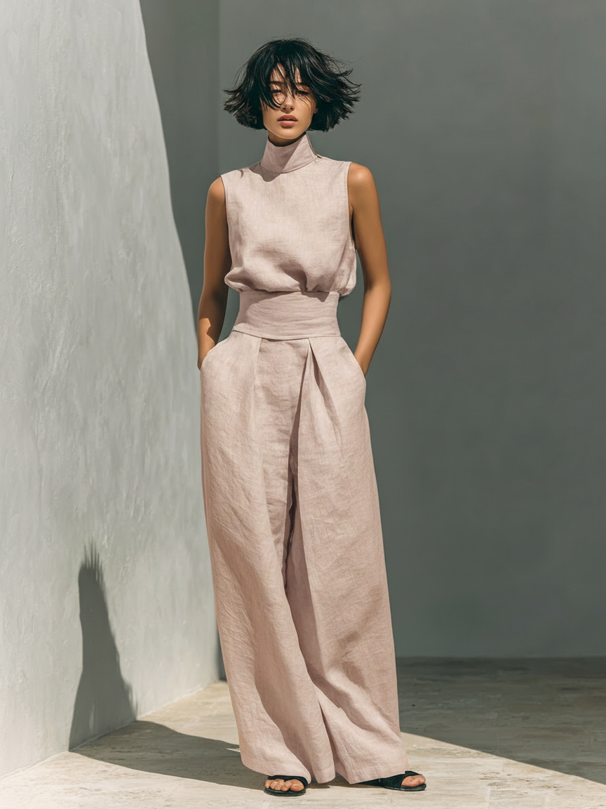 Moreau | Women’s Wide-Leg Cotton Set