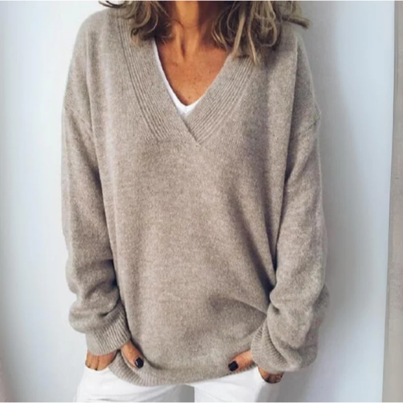 Jana | Relaxed V-Neck Knit