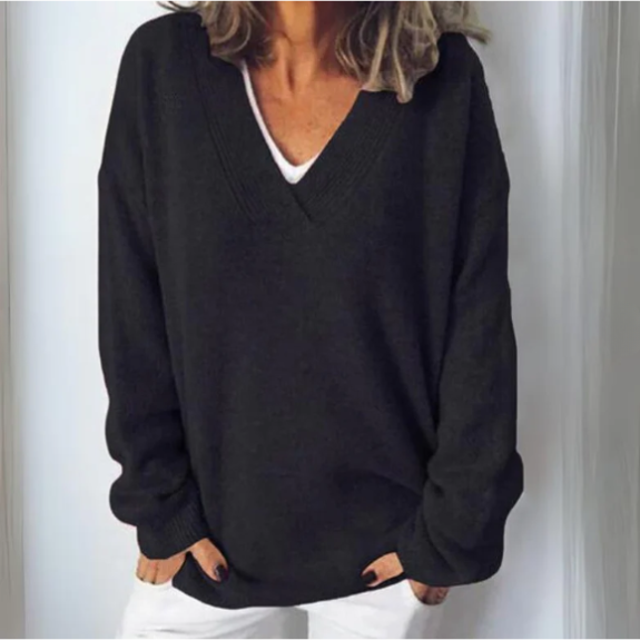 Jana | Relaxed V-Neck Knit