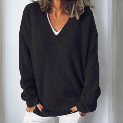 Jana | Relaxed V-Neck Knit