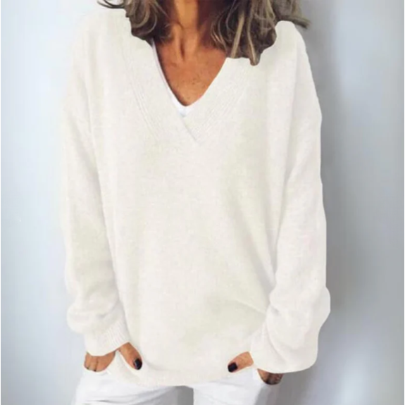 Jana | Relaxed V-Neck Knit