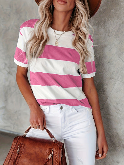 Kaela | Women Easygoing Classic Stripe Tee