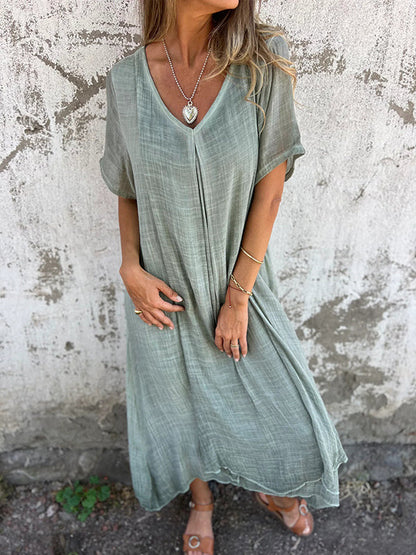 Isabella | Effortless V-Neck Dress