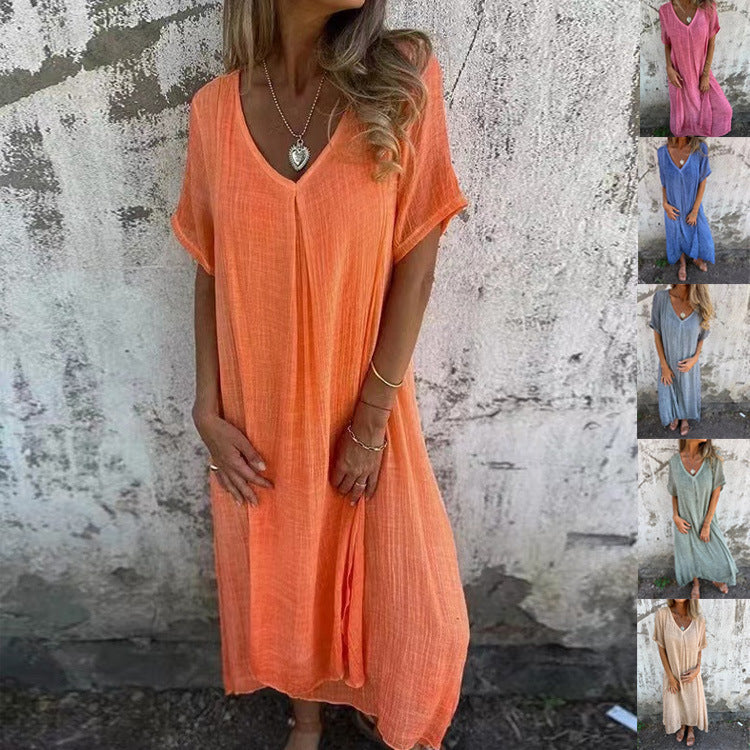 Isabella | Effortless V-Neck Dress