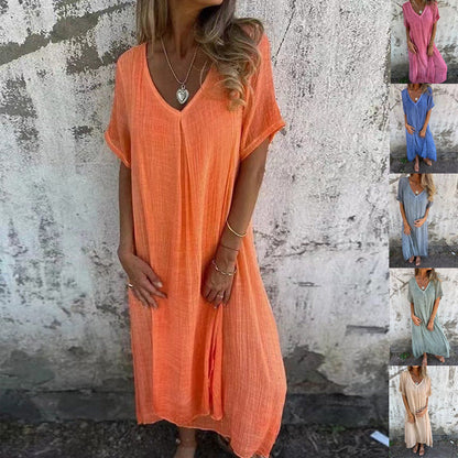 Isabella | Effortless V-Neck Dress