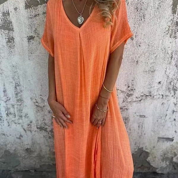 Isabella | Effortless V-Neck Dress