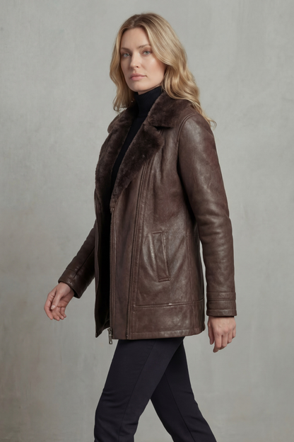Zoe | Leather Look Jacket