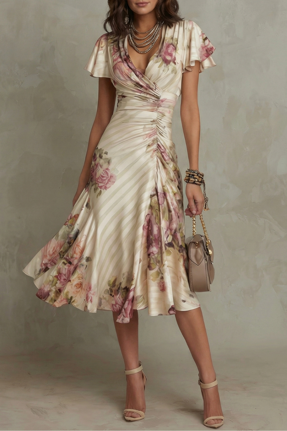 Rosavienne – Satin dress