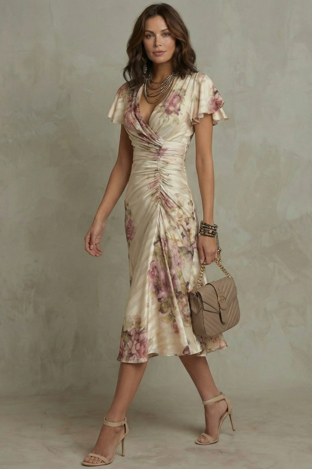 Rosavienne – Satin dress