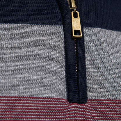 Quentin | Stand-Collar Cotton Pullover
