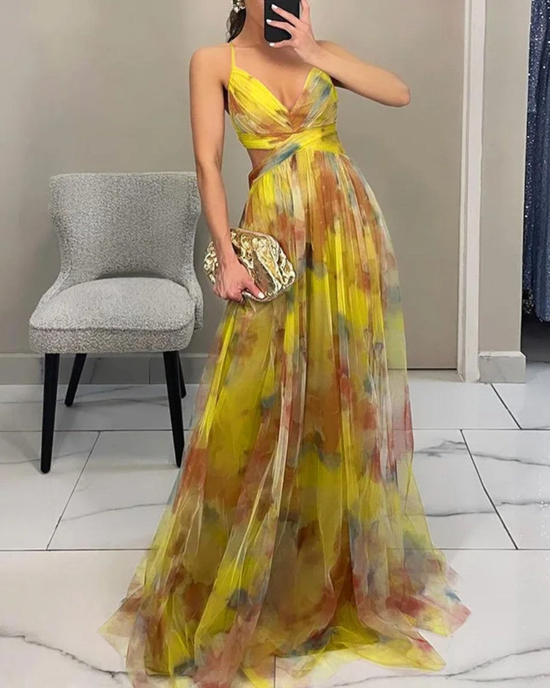 Floral | Elegant Maxi Dress
