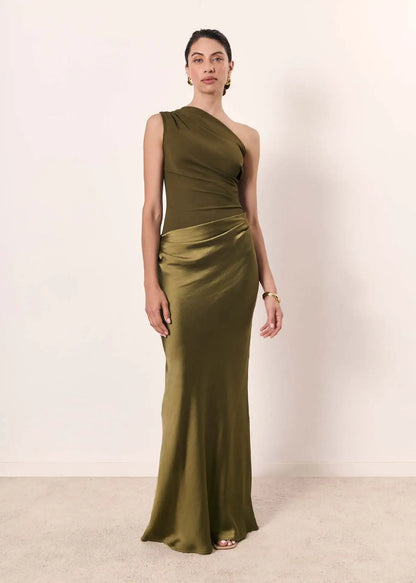 Elvira | One-Shoulder Maxi Dress