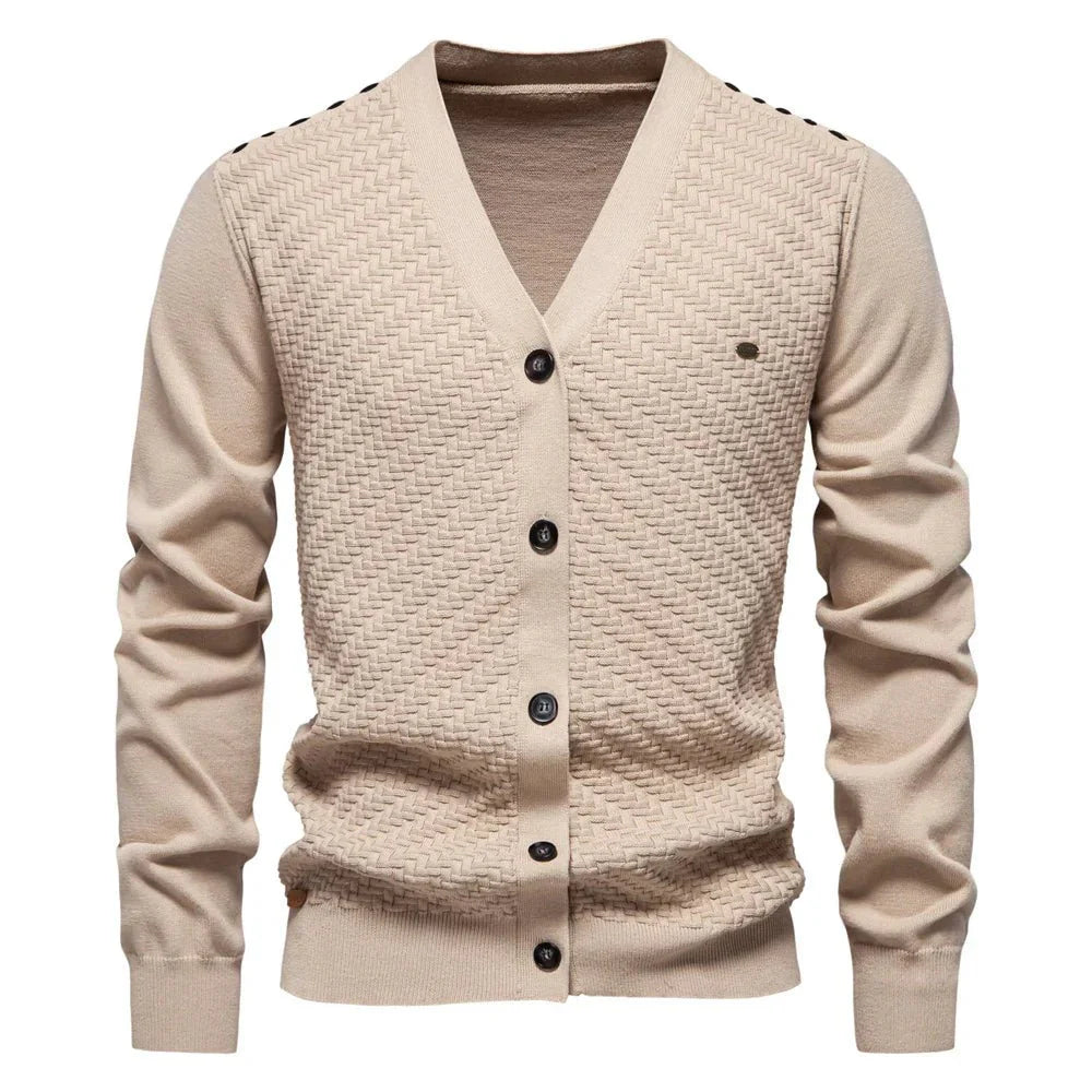 Winslow | Warm V-Neck Knit Cardigan
