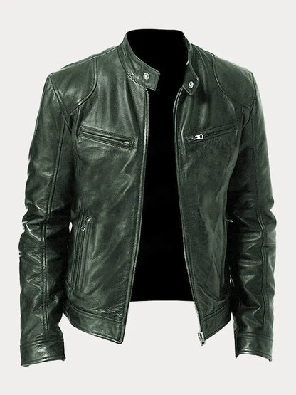 Asher | Classic leather jacket