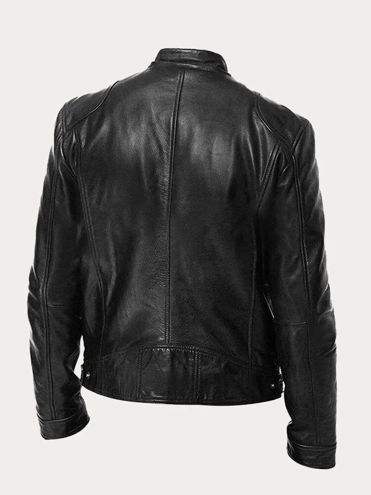 Asher | Classic leather jacket