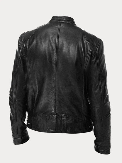 Asher | Classic leather jacket