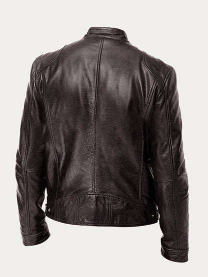 Asher | Classic leather jacket