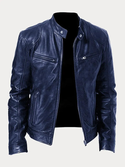 Asher | Classic leather jacket