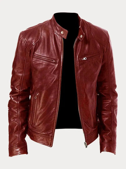 Asher | Classic leather jacket