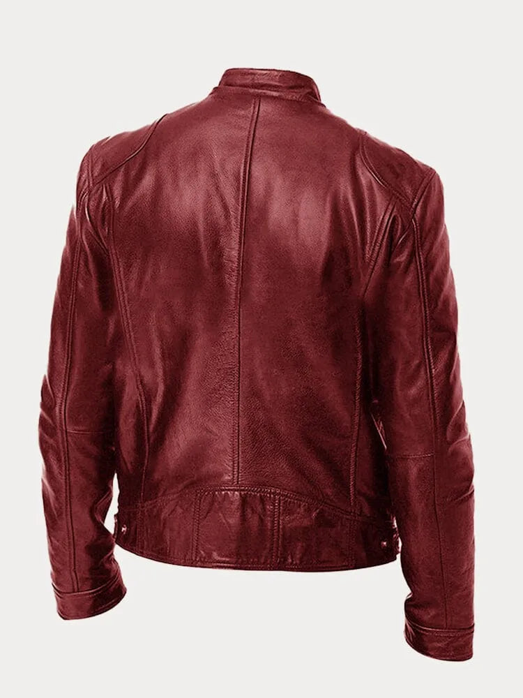 Asher | Classic leather jacket