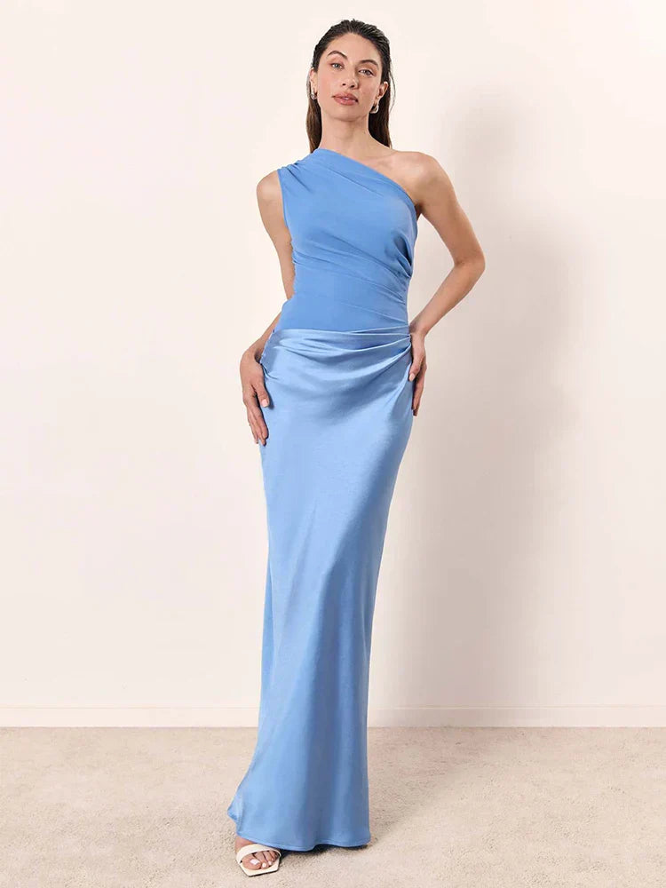 Elvira | One-Shoulder Maxi Dress