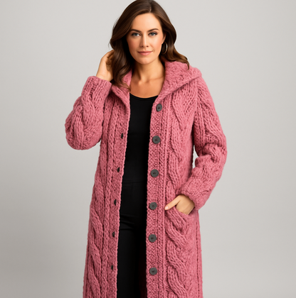 Madelyn | Elegant Knit Coat with Refined Coverage