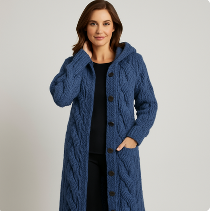 Madelyn | Elegant Knit Coat with Refined Coverage