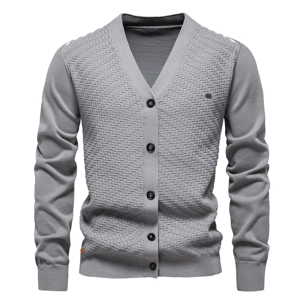 Winslow | Warm V-Neck Knit Cardigan