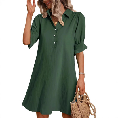 Lorina | Button Flow Dress