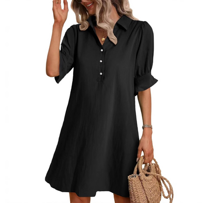Lorina | Button Flow Dress
