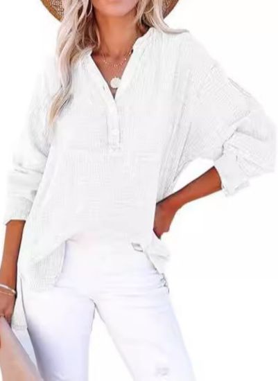 Ayla | Casual V-Neck Blouse