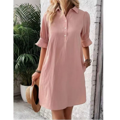 Lorina | Button Flow Dress