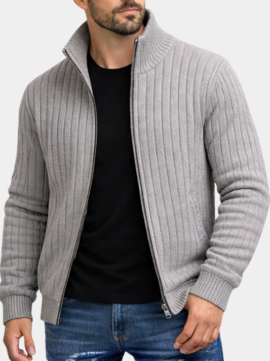 Dario | Classic Zip Knit Vest