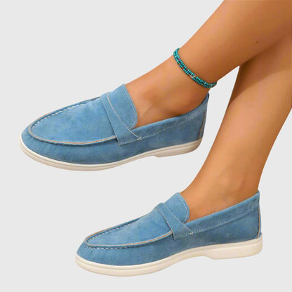 Shania |Suede Loafers