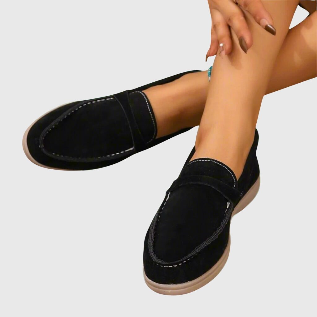 Shania |Suede Loafers