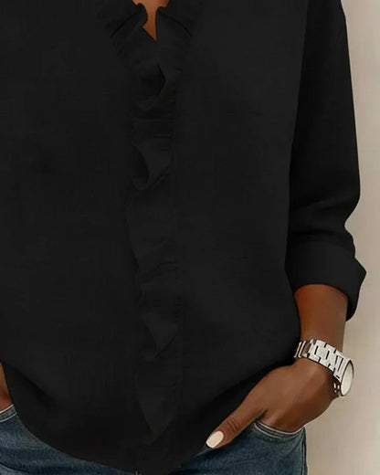 Maya | Elegant Blouse with Ruffles