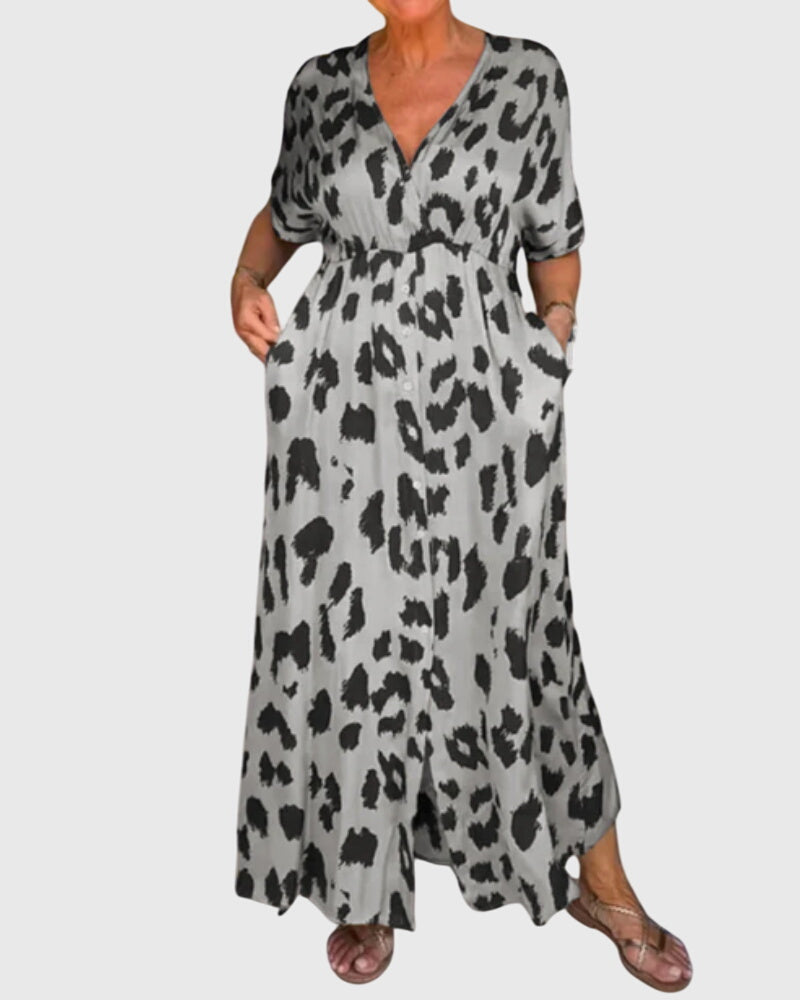 Adriana | Confident Leopard Statement Dress