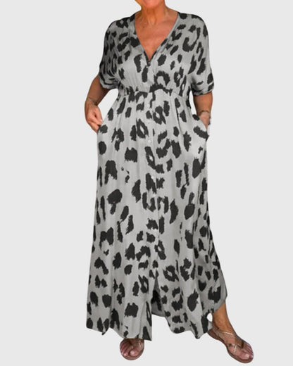Adriana | Confident Leopard Statement Dress