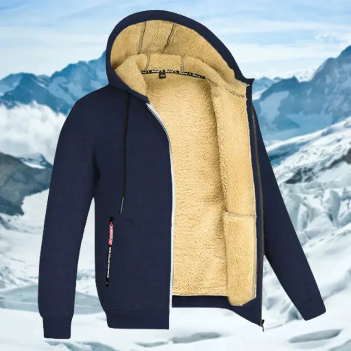 Bennett | Hooded winter fleece jacket