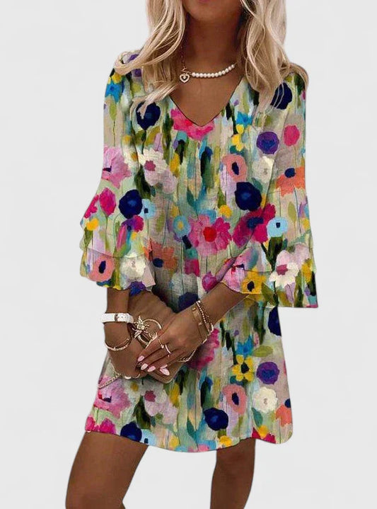 Elowen | Playful Printed Mini Dress