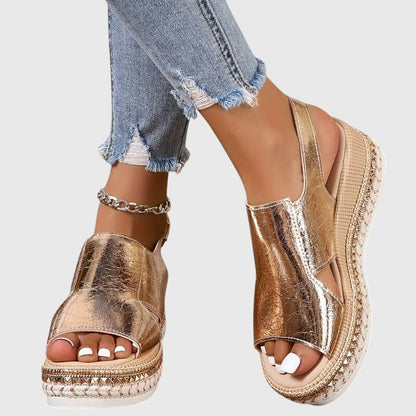 Veronica | Sort Comfort Sandals