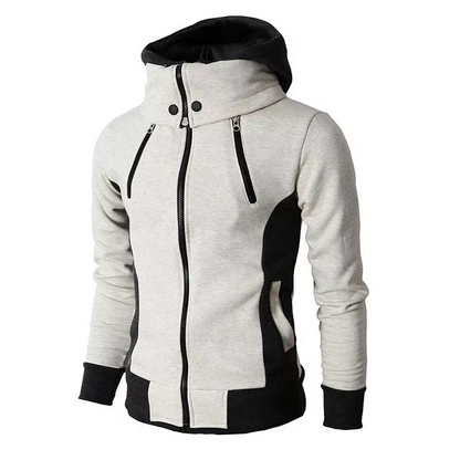 Silas | Warm zip-up hooded jacket