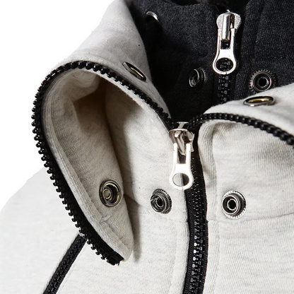 Silas | Warm zip-up hooded jacket