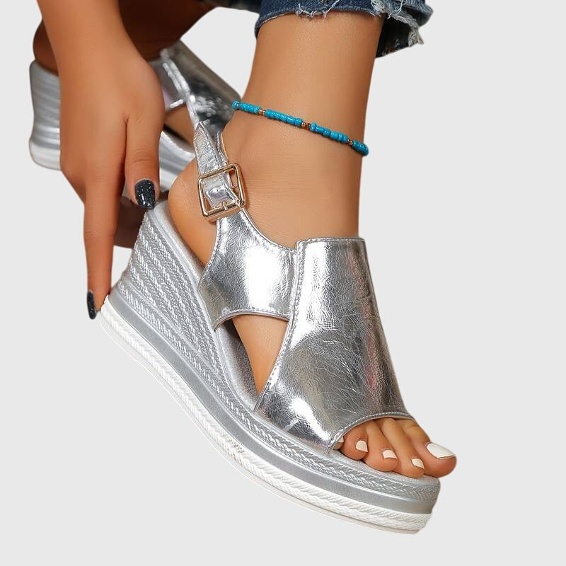 Veronica | Sort Comfort Sandals