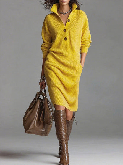 Stella | Ribbed Midi Dress