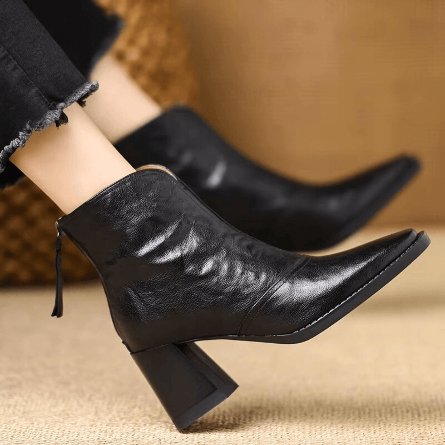 Rosalie | Mid-Heel Ankle Boot