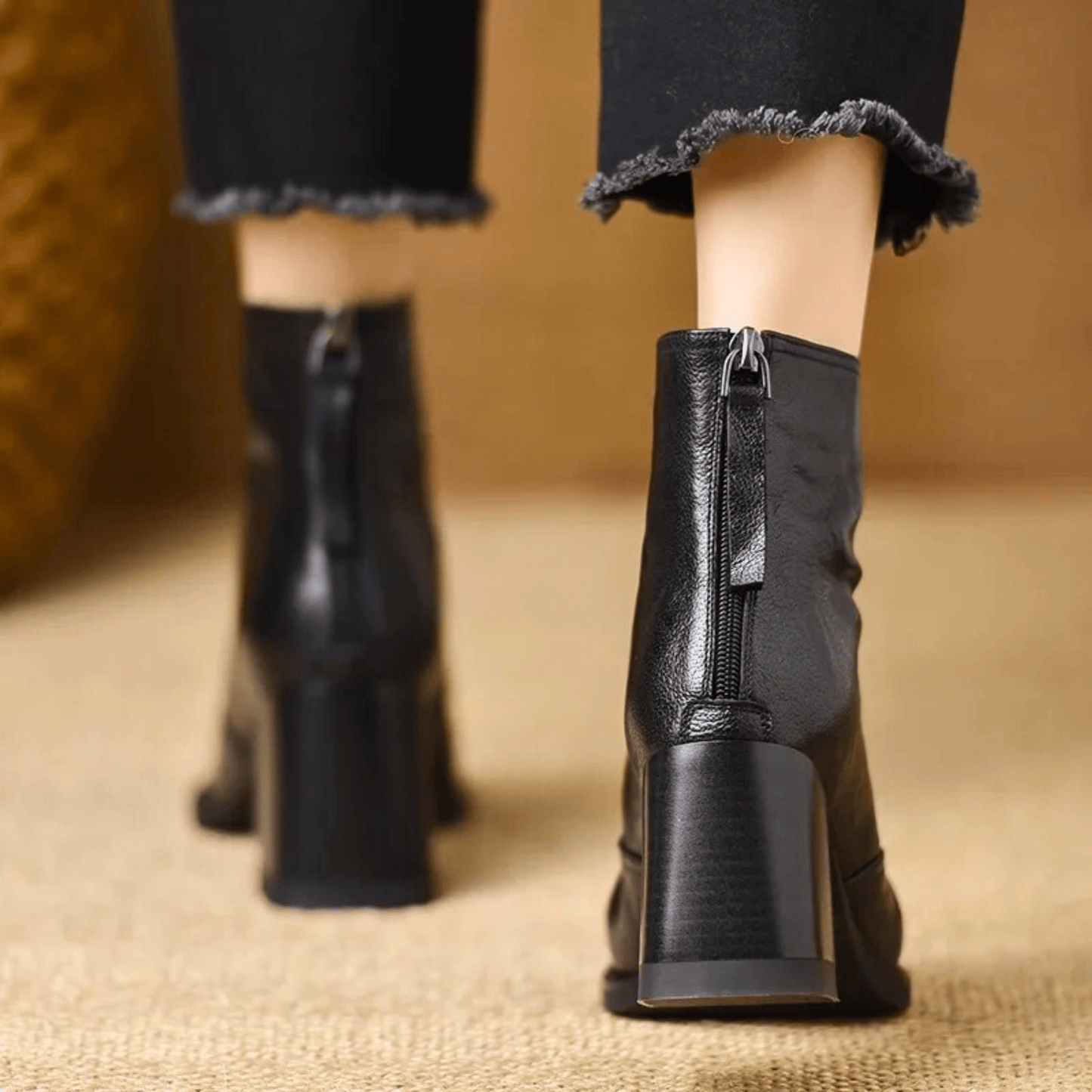 Rosalie | Mid-Heel Ankle Boot