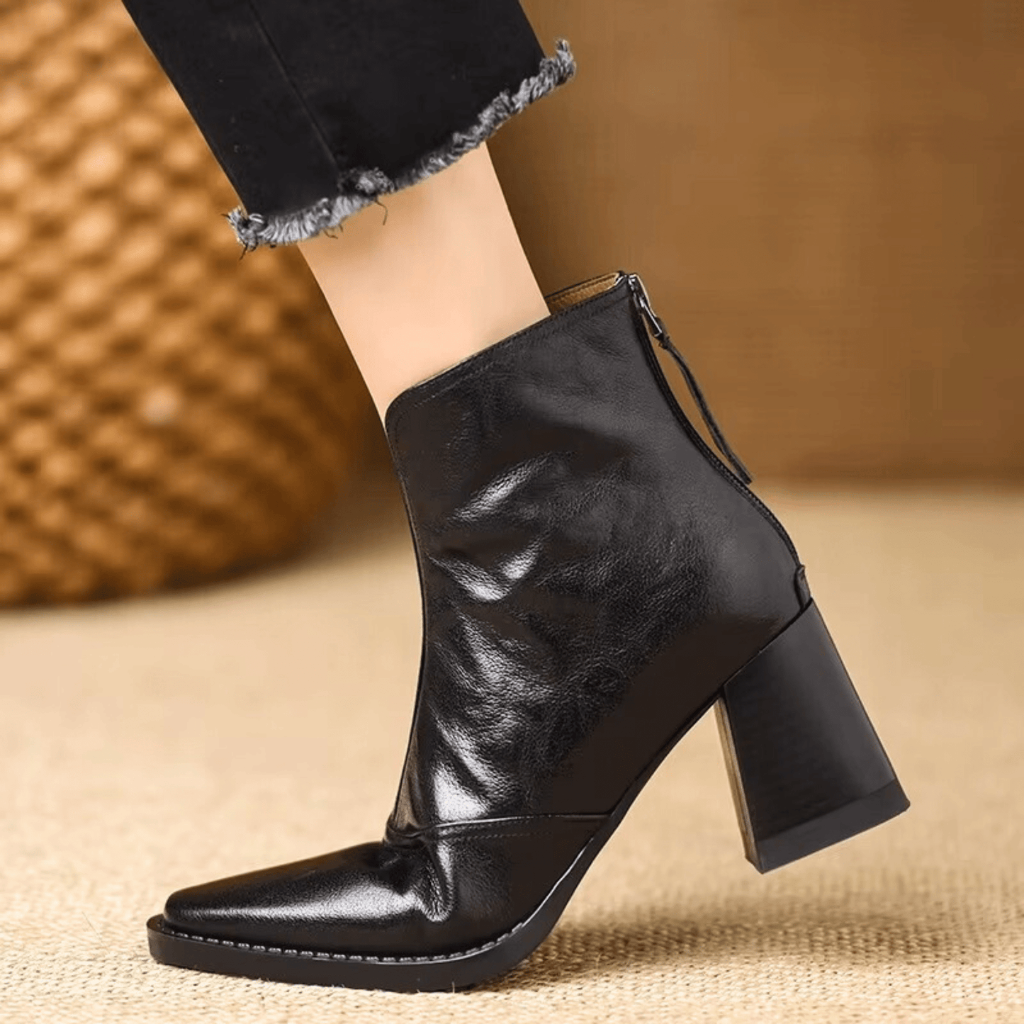 Rosalie | Mid-Heel Ankle Boot