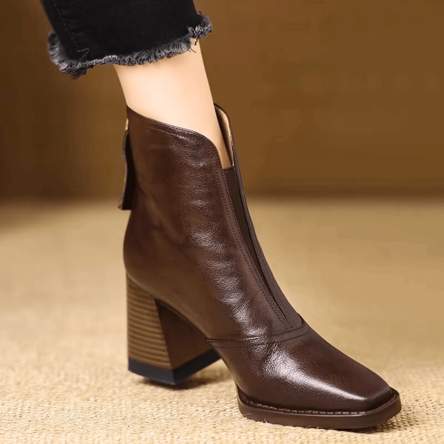 Rosalie | Mid-Heel Ankle Boot